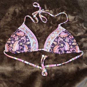 VS Paisley String Bikini Top
